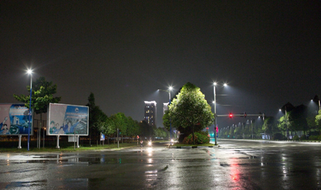 LED street lights and CityTouch lighting