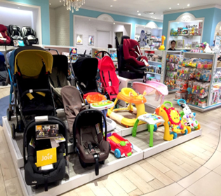 Baby Products Displayed in Stores