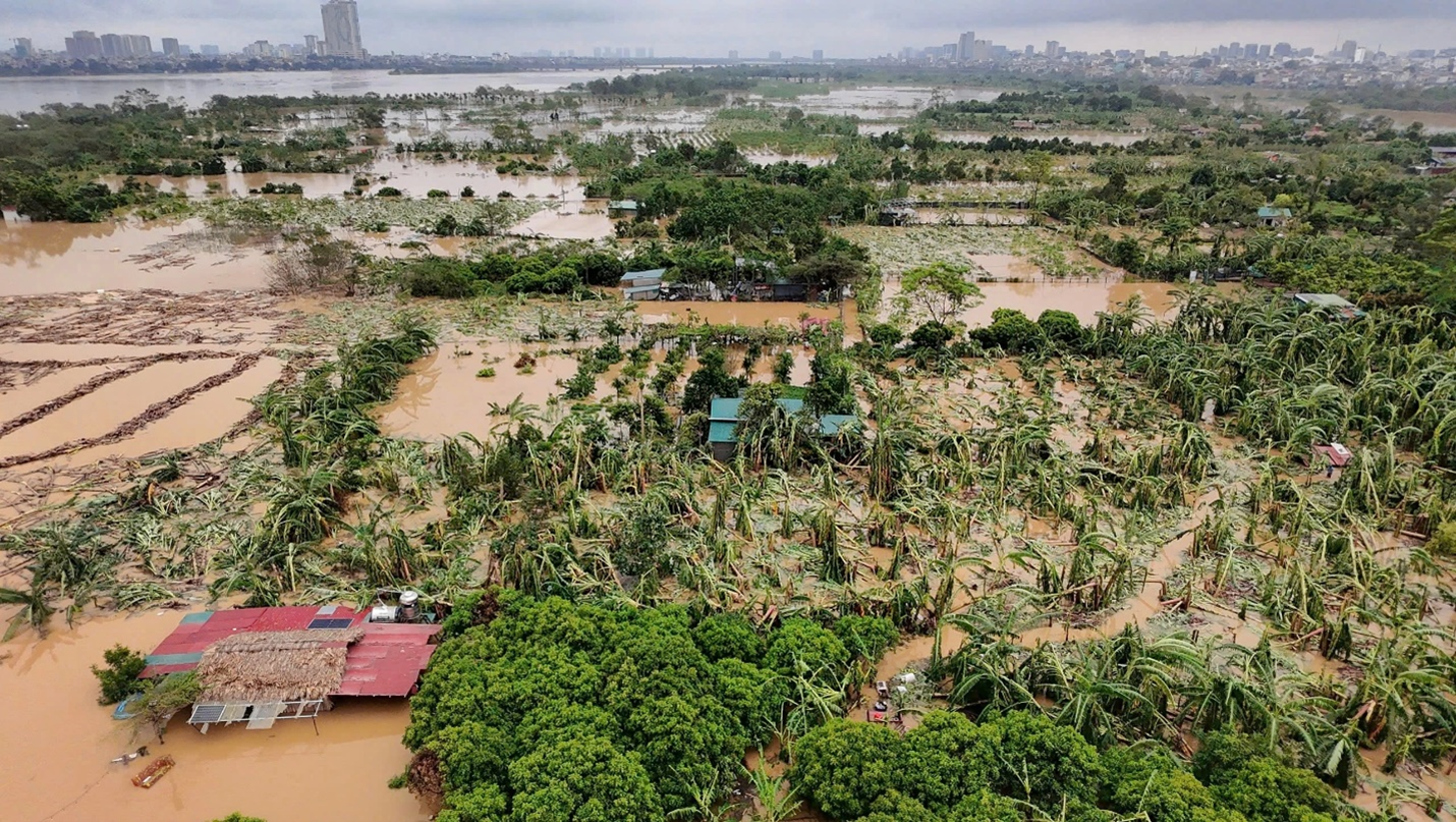 The Aftermath of Typhoon Yagi in Vietnam