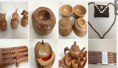 Eco-friendly handicrafts thrive again thanks to agricultural waste