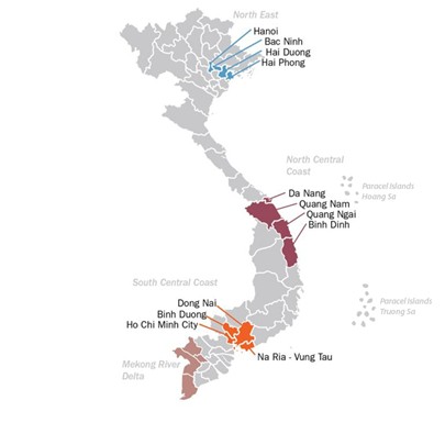 Vietnam Key Economic Regions