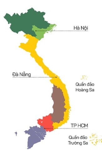 Vietnam map