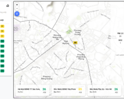 Homepage of B&Company's AirData360