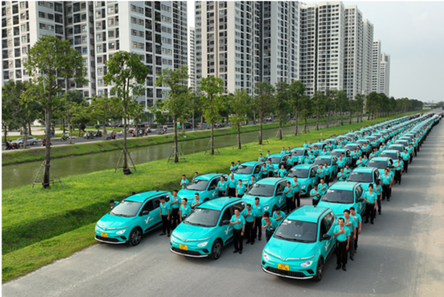 The Green SM taxi fleet