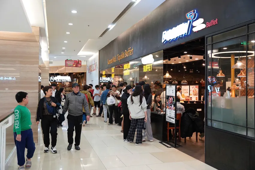 A shopping mall in Hanoi