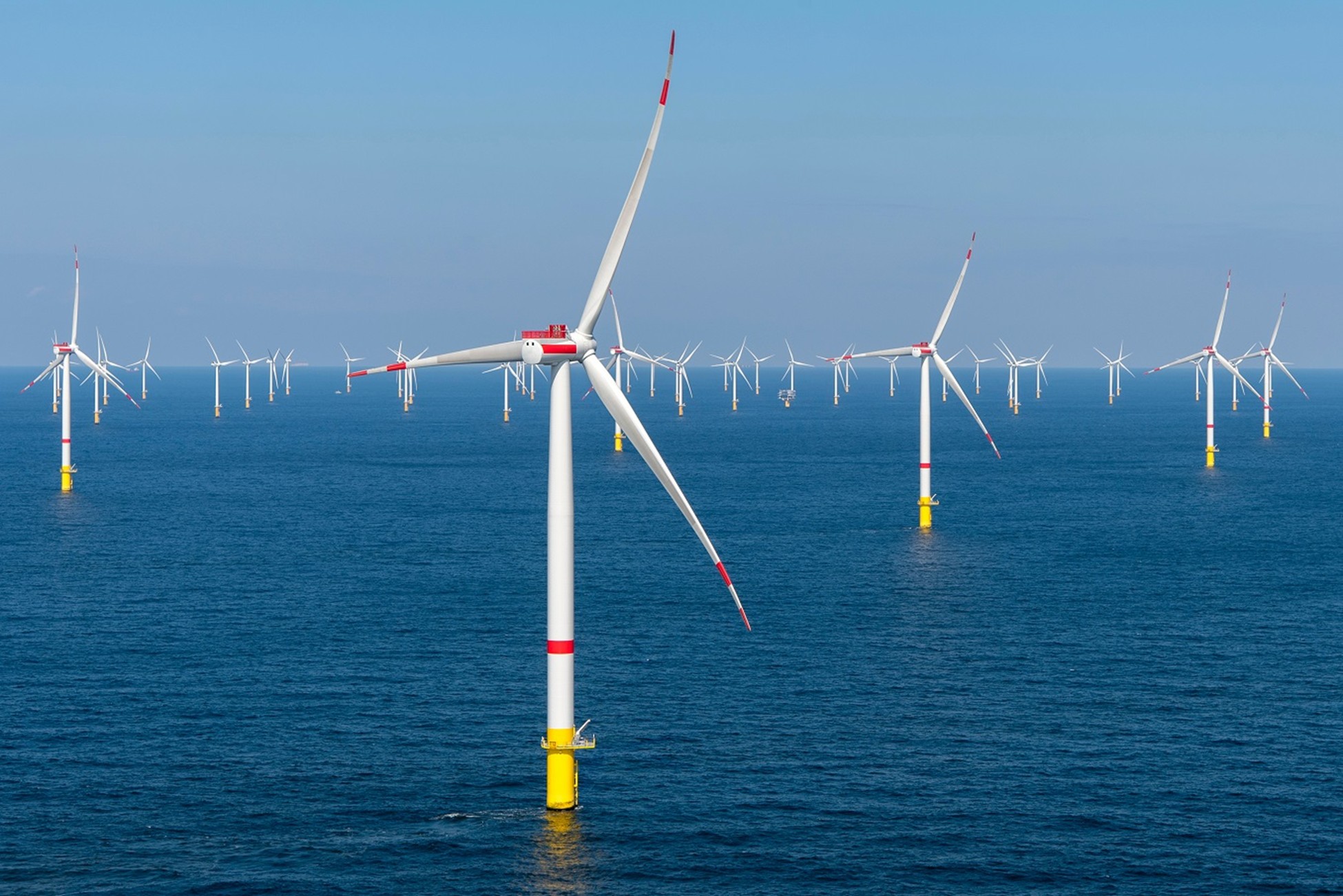 Offshore wind turbines of the La Gan wind power project