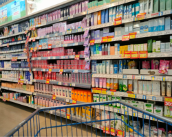 Personal Care products in a supermarket in Indonesia Personal Care products in a supermarket in Indonesia