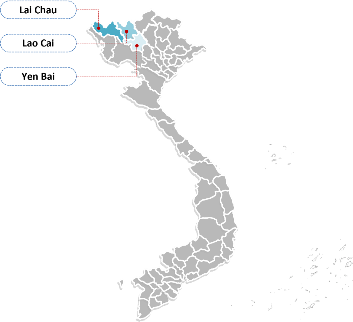Provinces with rare earth deposits