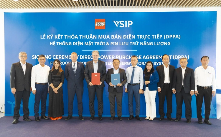 EGO Group signs a solar power supply agreement to operate the LEGO factory in Ho Chi Minh City