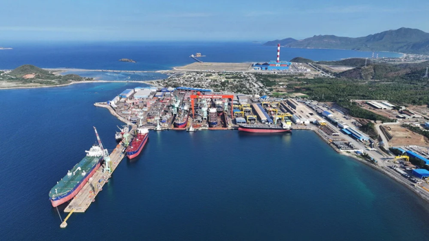 The Shipyard of HD Hyundai Vietnam Shipbuilding Co., Ltd