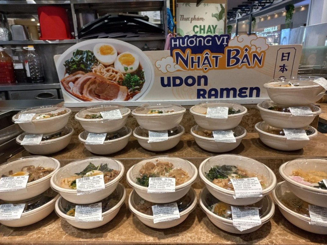 Japanese noodle at the supermarket