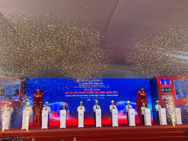 HCMC Metro Line 2 (Ben Thanh - Tham Luong) groundbreaking ceremony