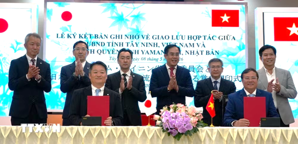 Tay Ninh Provincial People’s Committee and Yamanashi Governor sign an MoU